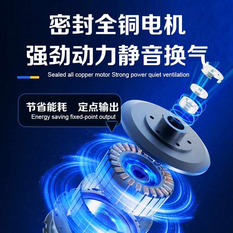 集成吊顶换气扇厨房卫生间天花排气扇吸顶式强力静音石膏板排风扇