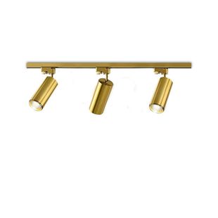 金色轨道灯led商用服装 店铺婚庆展厅餐饮家用轻奢导轨射灯20W30W