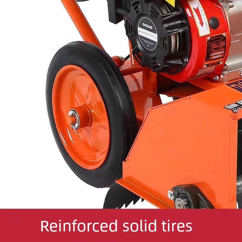 新型微型耕作机多功能除草开槽新型汽油四轮驱动农业旋耕大马力果