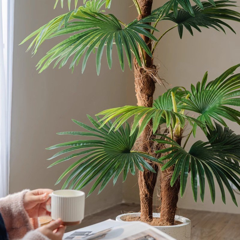 仿真绿植扇尾葵落地盆栽室内大型仿生植物摆件客厅造景装饰假树