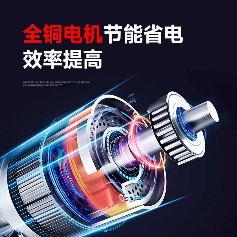 超静音鱼缸潜水泵家用小型迷你抽水乌龟缸循环过滤泵假山底吸