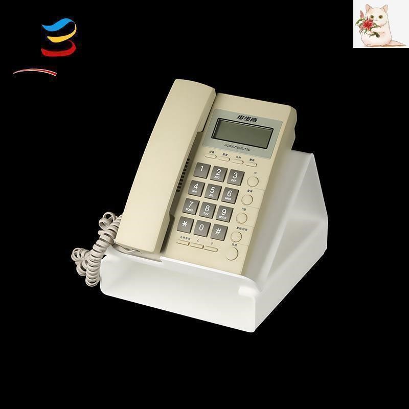 办公室桌面电话座机亚克力支架 创意平板电脑显示器笔记本增高架