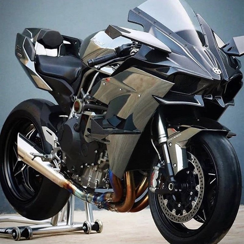 可上牌川崎H2摩托车小忍者蛟龙进口机车燃油双缸水冷400c跑车整车