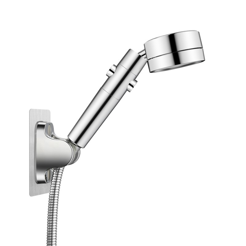 花洒喷头可调节可旋转款淋浴头大弧度增压超强带开关一键止水弯头