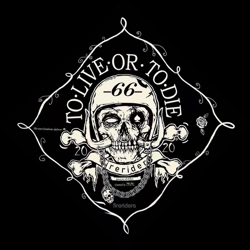 现货哈雷摩托机车男女骑士防风面巾大方巾全棉腰果花经典头巾围脖