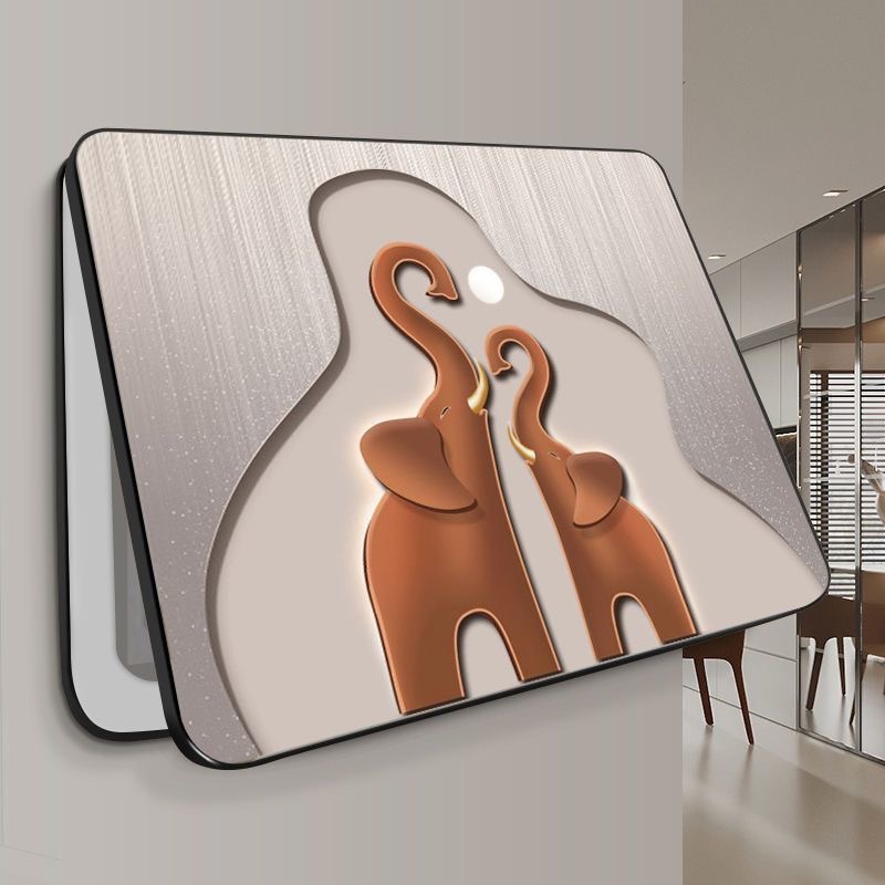 电表箱装饰画电闸配电箱免打孔挂画多媒体弱电箱装饰遮挡盖板壁画