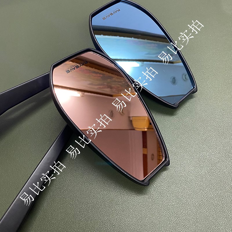 aos4祖国版加长版AEX8后视镜防眩光春风雅马哈摩托前移反光镜通用