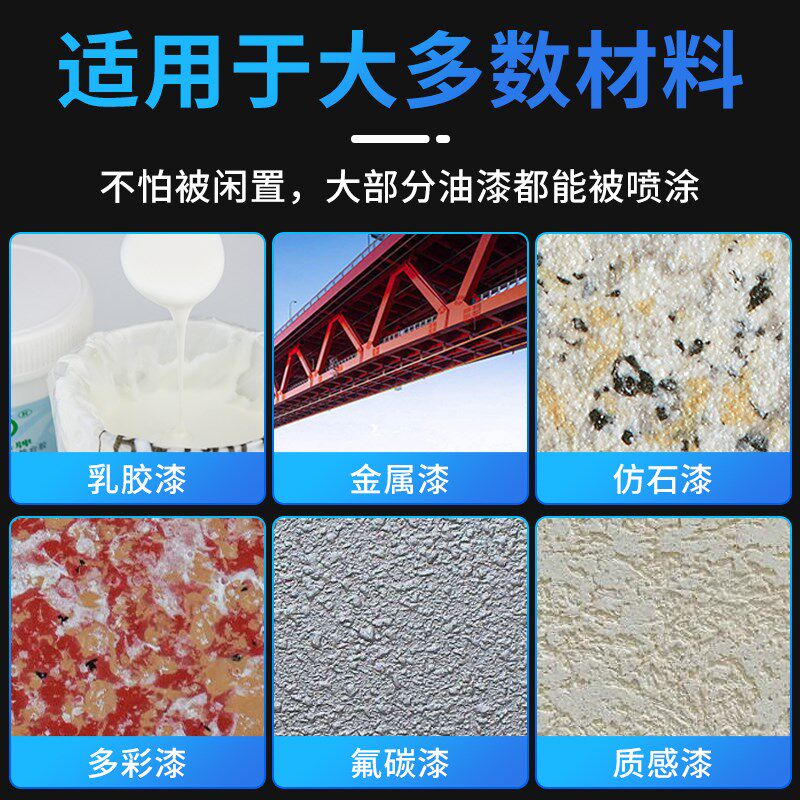 水包水多彩喷抢压力桶多彩漆喷枪仿石漆水泡水外墙涂料水包沙花岗