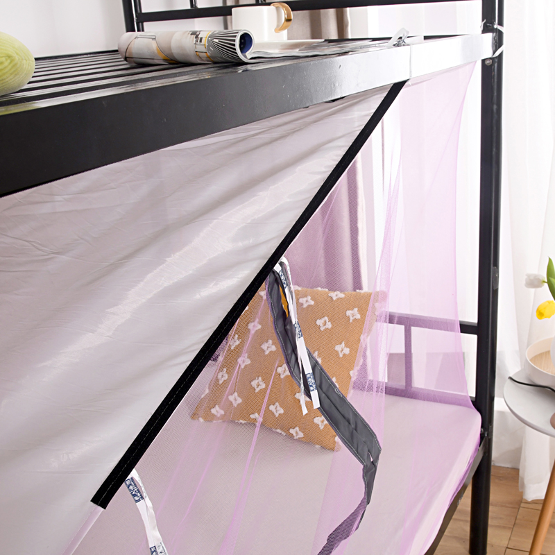 新款大学生蚊帐宿舍上铺下铺加密0.9m床寝室工厂单人床1.2米简约