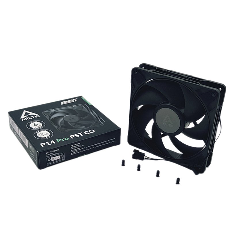ARCTIC P14 PRO PST CO双滚珠14厘米电脑台式机箱风扇PWM温控大风