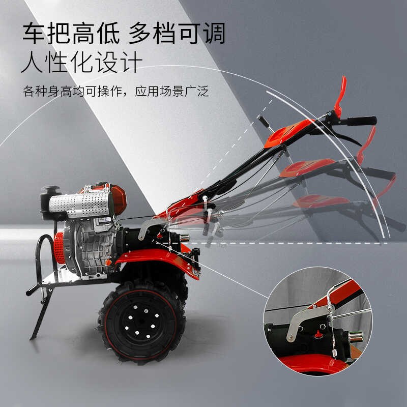 新款多功能柴油微耕机除草开沟旋耕宗申汽油多功能五档中耕机