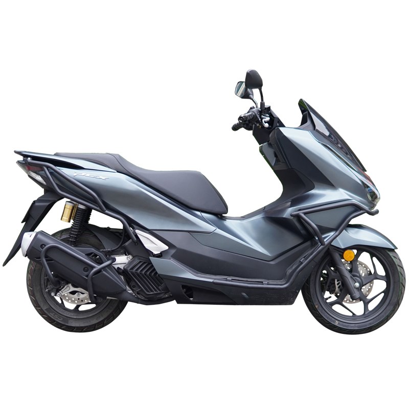 适用25款本田PCX160前后保险防摔护杠摩托车排气管防撞护杠配件