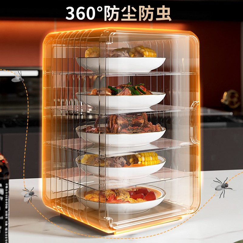 冰箱剩菜剩饭收纳神器厨房保温收纳盒家用多层放冷菜隔夜菜整理