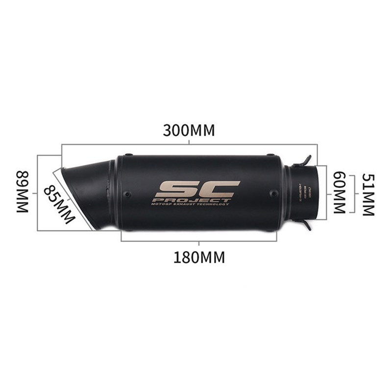 摩托车跑车CBR1000 R6 GSX750黄龙600 ZX6R Z800改装SC炸街排气管