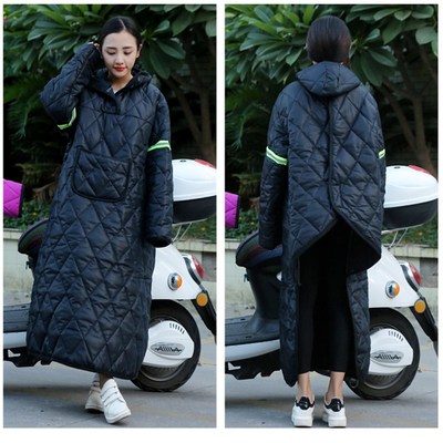 电动车挡风被冬季防水加厚保暖电瓶摩托男女防寒护耳加绒连体带帽