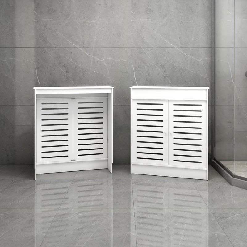 卫生间地热开关阀门柜子遮挡罩暖气片遮丑箱防水地暖分水器遮挡柜