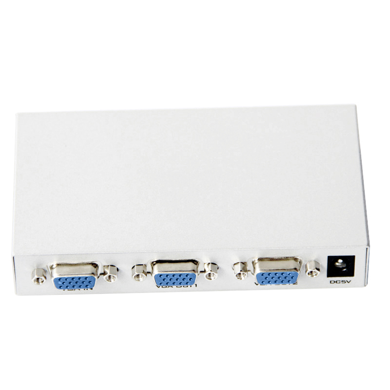 VGA分配器 1分2 vga 一分二高清 显示器视频分屏器一进二出分频器