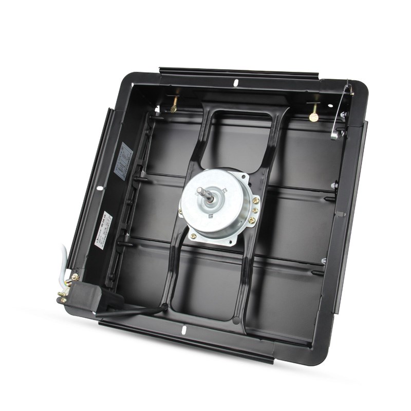 多丽排气扇厨房家用换气扇卫生间方形8寸排风强力浴室金属壳25*25