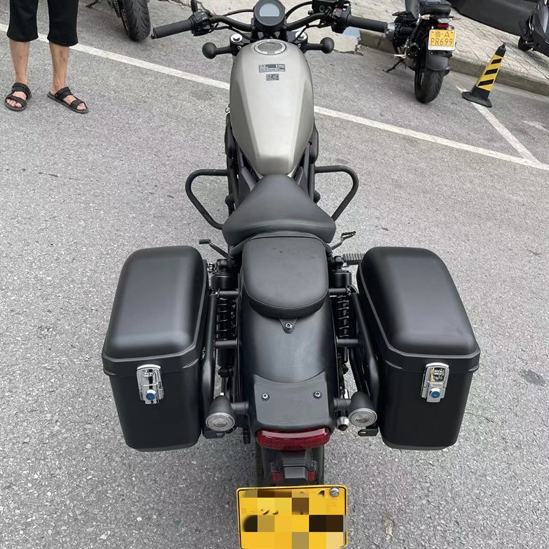 适用于本田CM300叛逆者摩托车边包边箱cm500侧包侧箱硬箱挂包改装