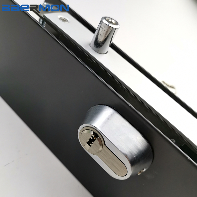 帮尔门  铝合金门锁 地弹簧门中锁地锁   B-201