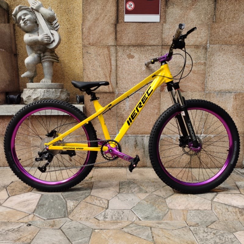 实体专卖店26寸土坡车飞包刷街翘头自行车非干坠断崖动作山地mlc