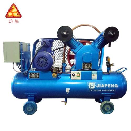 小型皮带式压缩机双螺杆空压机防爆式全无油气泵空压机