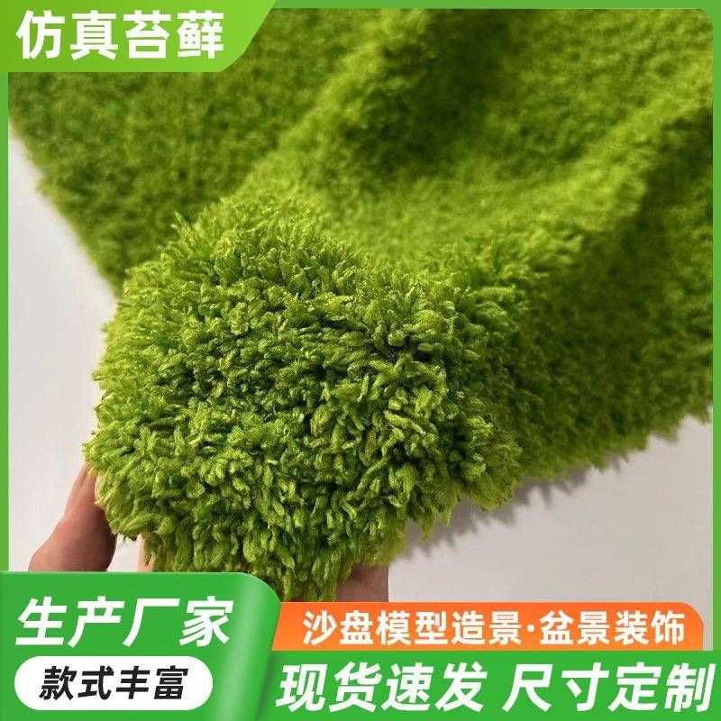 仿真苔藓绿色青苔草坪仿真草皮背景墙橱窗盆景绿植装饰人造假青苔