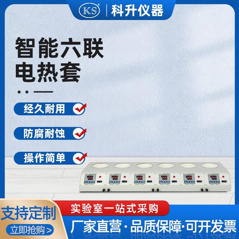 智能多联恒温电热套ZNHW-DLT-6联100ml250ml500ml多联数显电热套
