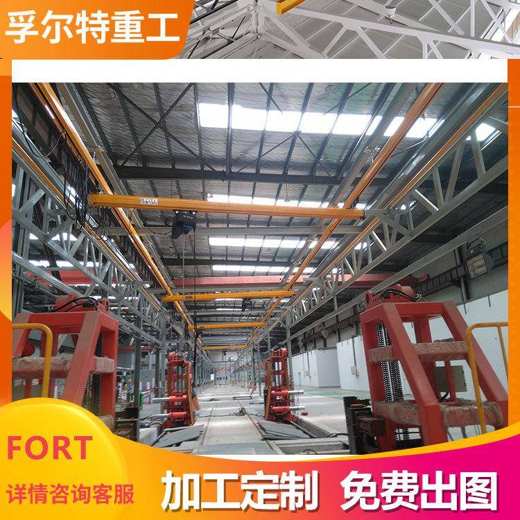 kbk柔性吊搬运轻小型悬挂单梁起重机kbk轨道单梁行吊组合起重机