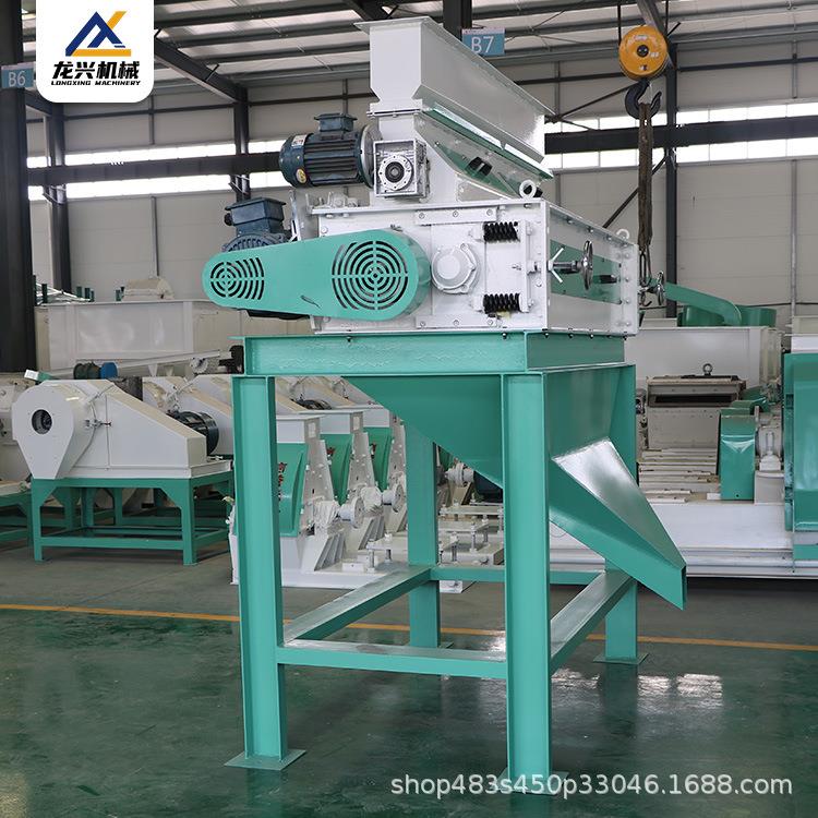 玉米小麦高产量粉碎机超细破碎设备饲料行业适用对辊式破碎机