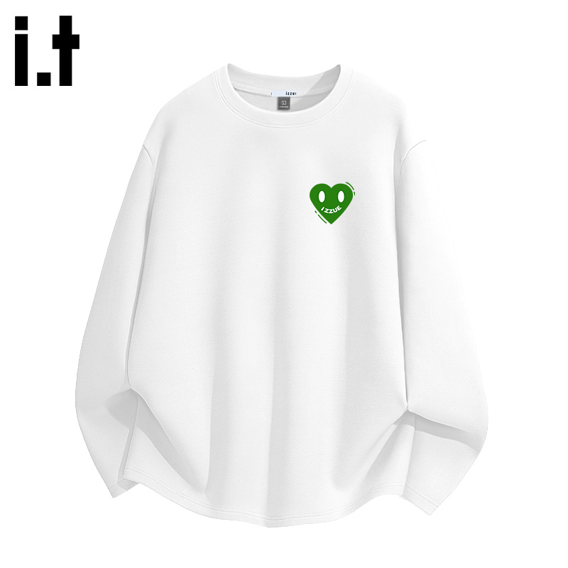 itizzue德绒长袖T恤秋冬季男款