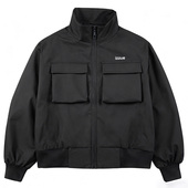 izzue设计师款 美式 廓形男士 i.t 痞帅外套2025秋冬新款 教练夹克男