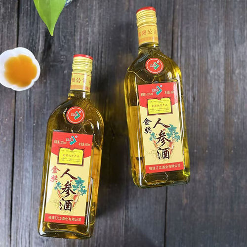 巨力金奖人参酒32度650ml