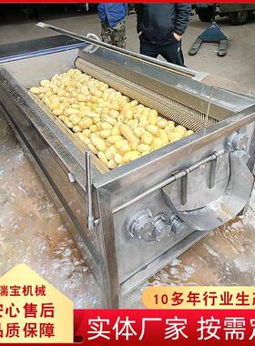 胡萝卜大姜去泥毛辊清洗机红薯去除泥沙毛刷去皮清洗机设备