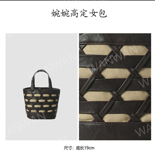IEIS新款时尚百搭女士单肩手提斜挎包IF250709-咖啡色