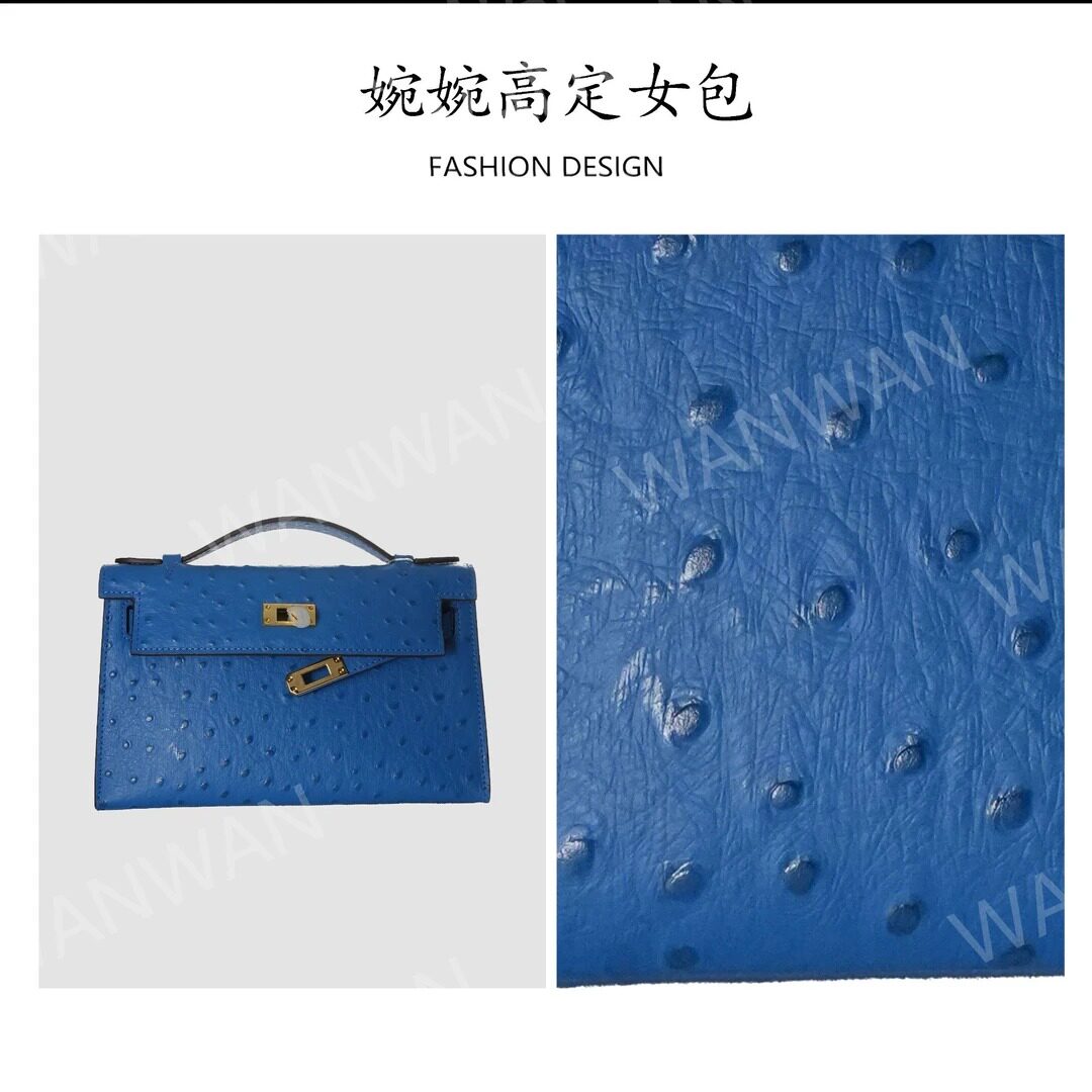 时尚百搭女士轻奢风单肩斜挎手提女包BG22-1-水妖蓝一金扣
