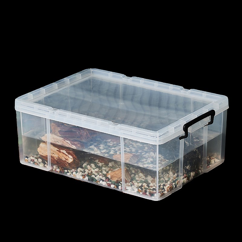 周转箱乌龟缸家用客m厅过滤造景箱塑料大型匾款透明生态养鱼龟专