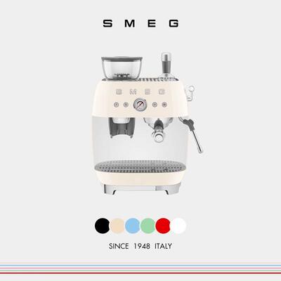 SMEG/斯麦格EGF03咖啡机研磨一体家用专业级意式半自动蒸汽打奶泡