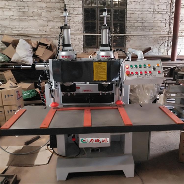 力威源木工机械门锁机开槽打孔机门窗机械铝合金门窗开锁机