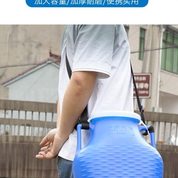 加厚塑料鱼篓装鱼箱鱼护活鱼黄鳝桶鳝鱼鱼桶钓鱼鱼娄篓子路亚溪流