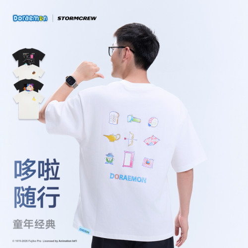 影视飓风哆啦A梦款T恤官方授权