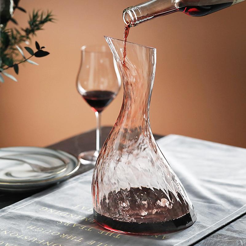 个性红酒醒酒器家用高档天鹅快速醒酒壶水晶玻璃S型钻石分酒器
