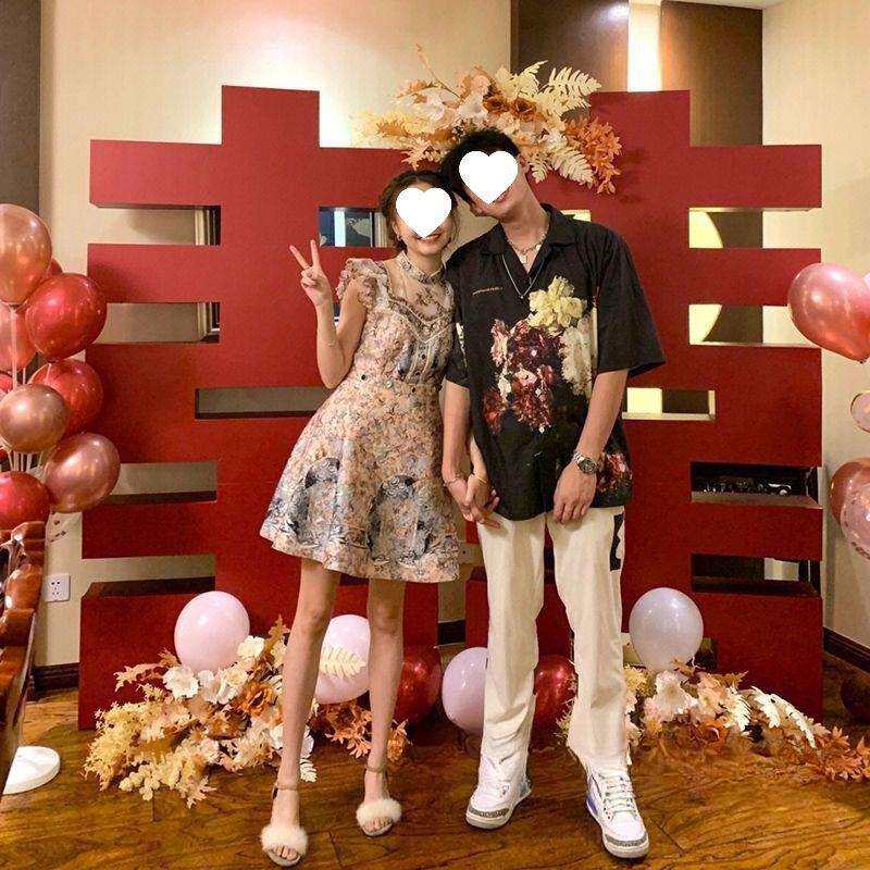 立体喜字结婚摆件双囍喜庆婚房布置婚礼客厅大喜字装饰