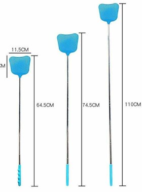 苍蝇拍牛筋打不烂苍m蝇拍伸缩杆大号蝇拍子加长款加厚加长便伸缩