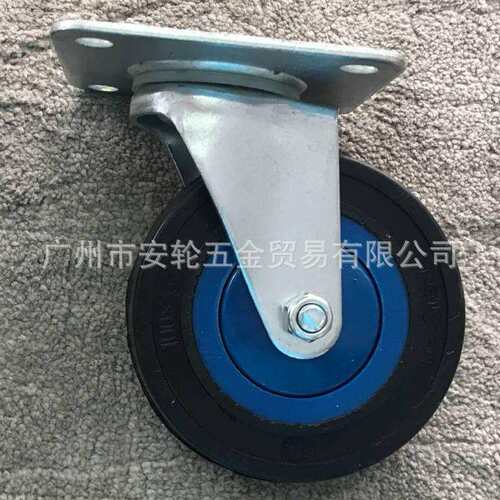 Uni-Silent 4寸 100mm全静音脚轮 手推车脚轮配件 零部件