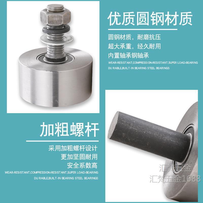 超重型平轮铁轮/实心槽轮轨道轮/垃圾车轮子/平移门滑轮载重1吨