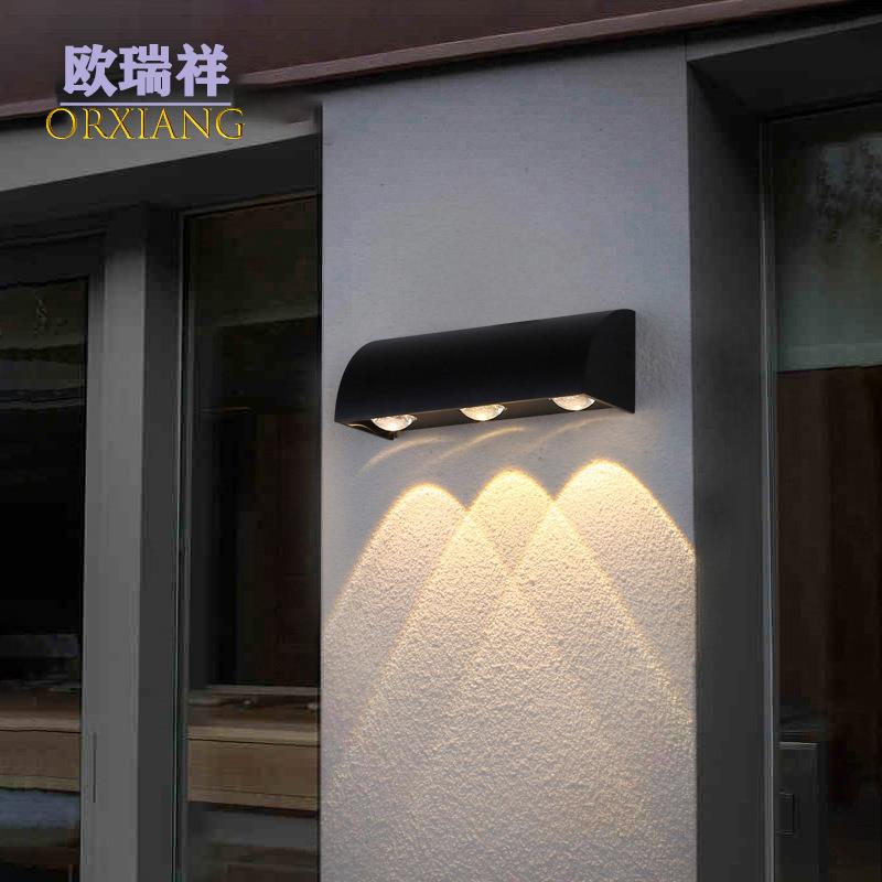 户外壁灯门牌灯led防水3头民宿壁挂轻奢玄关客厅过道别墅庭院创意