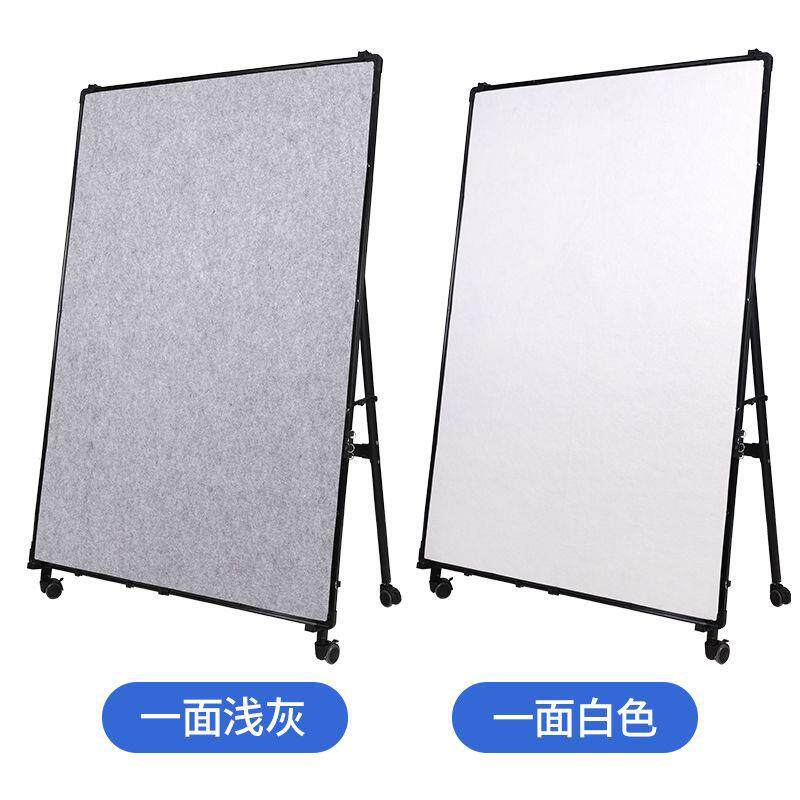 可移动磁性毛毡墙画板画架四尺六尺书法展示国画磁吸毛毡画板