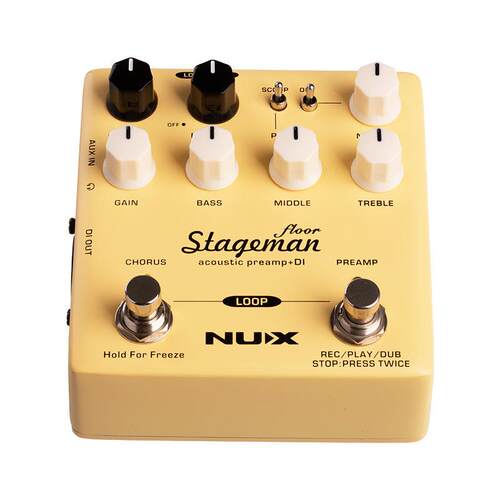 NUX纽克斯木吉他原声前级效果器Stageman Floor民谣单块LOOP循环