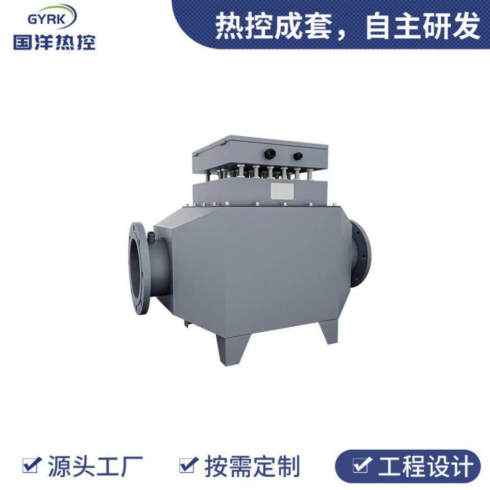 国洋热控 不锈钢防爆风道式管道电加热器 循环式工业风道加热器
